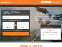 Tablet Screenshot of easycar.nl